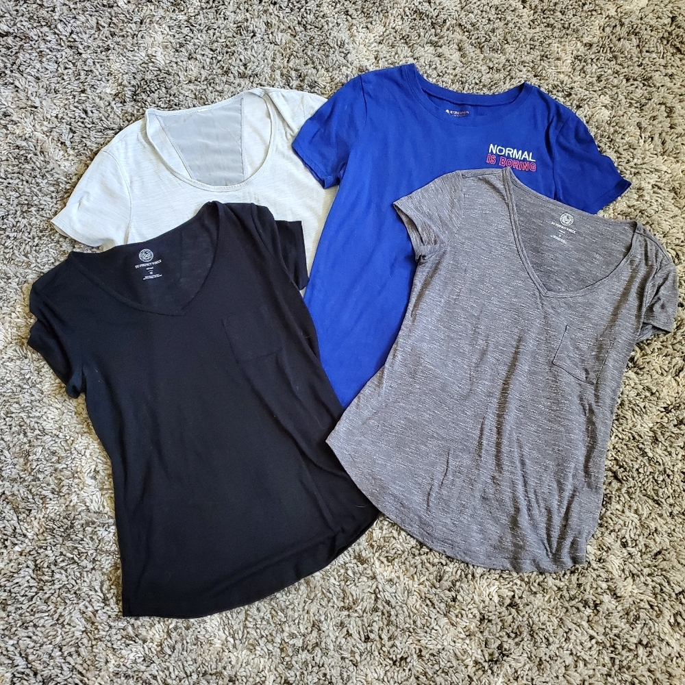 4 t shirts